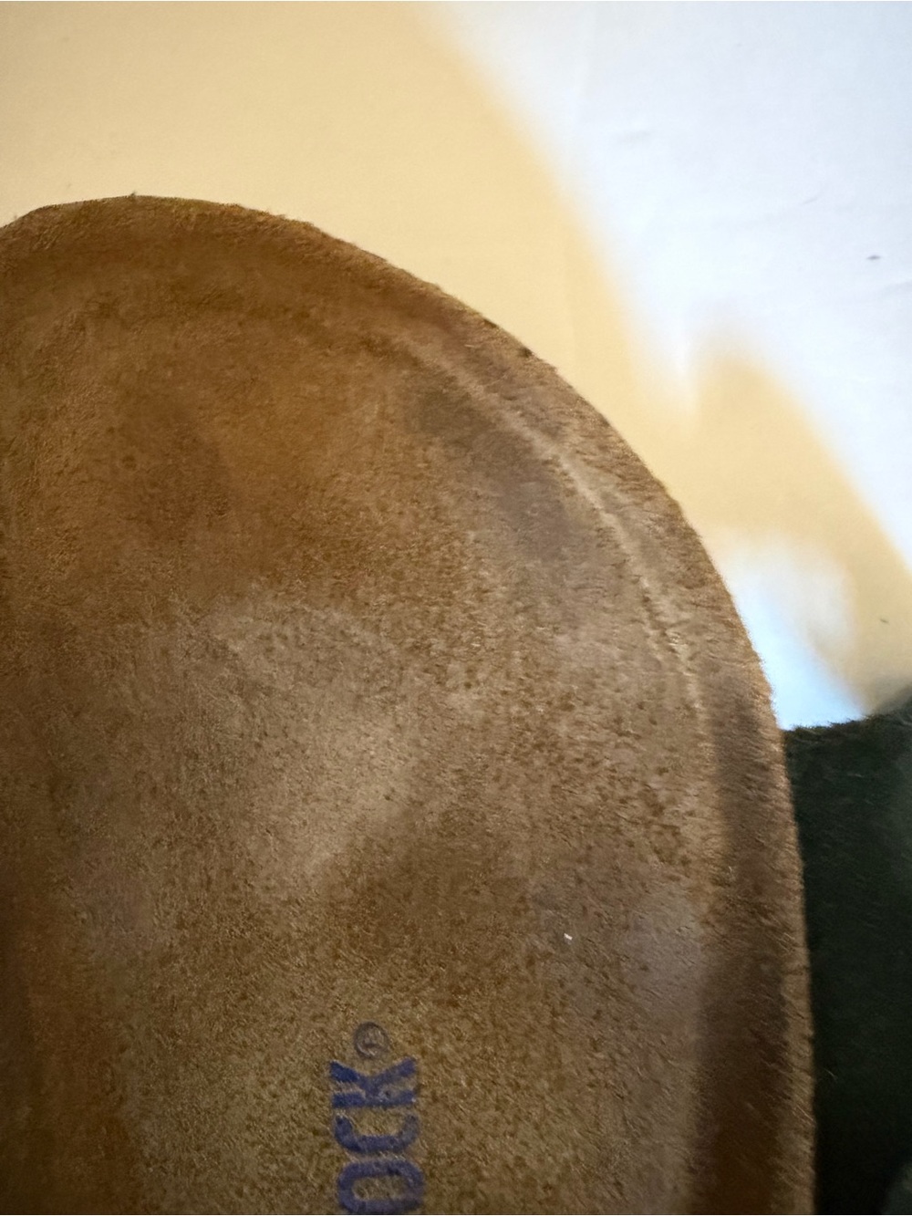 Green suede Arizona Birkenstocks 38 - Picture 6 of 10